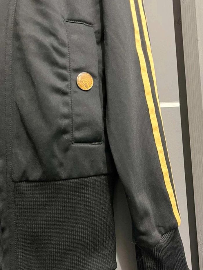 Veste sweat zippé femme  Adidas Respect  Me  M  38  noir  or neuf - photo numéro 3
