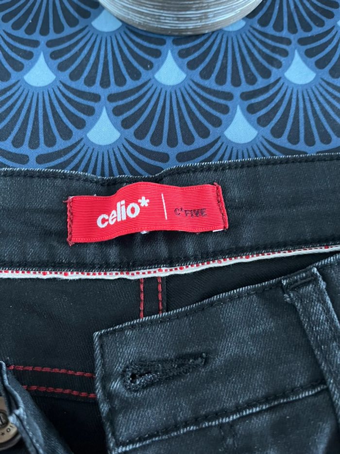 Jean noir homme marque célio taille 46 - photo numéro 5