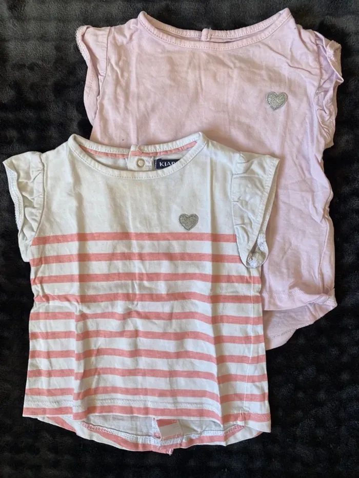 Lot de 2 t-shirt manches courtes