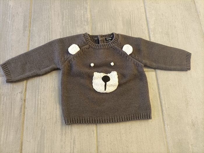 Lot n° 231 Pull Nounours Kiabi 12 mois - photo numéro 2