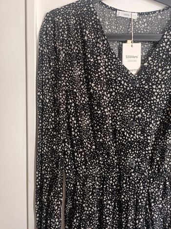 Combishort noire et blanche à coeurs Mango Neuf avec étiquette