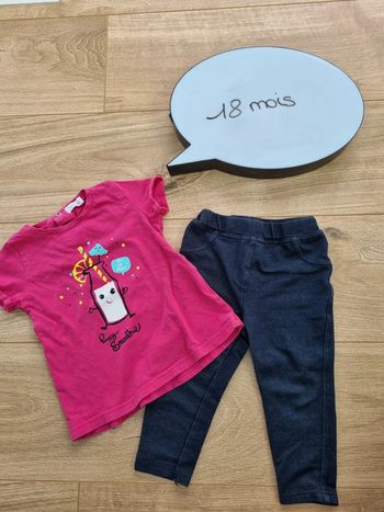 Ensemble 2 pièces 👧🏻 18mois
