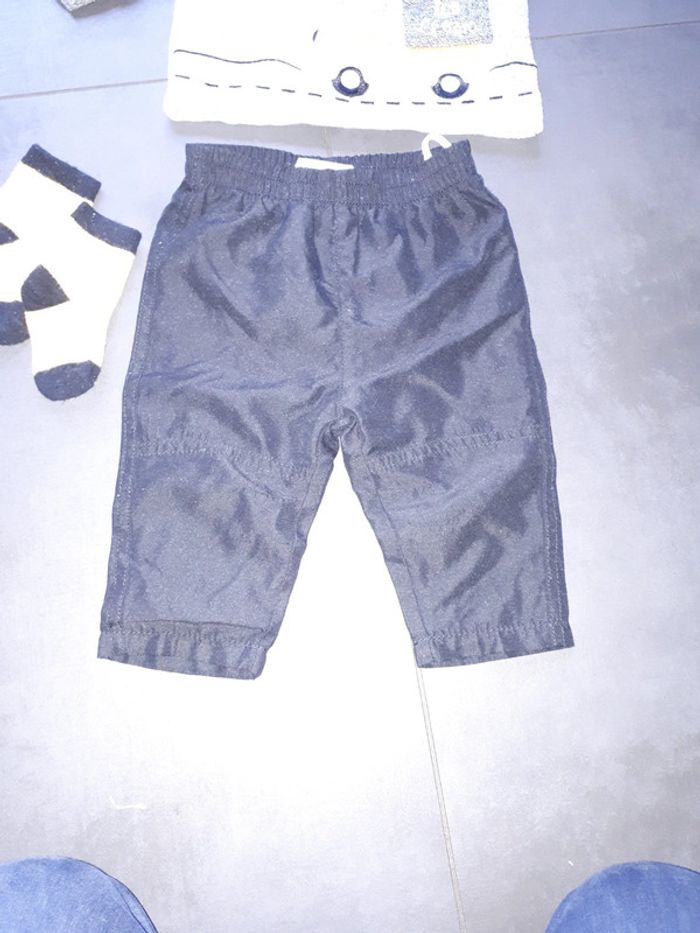 Ensemble 3 pièces sweat chaud pantalon élastiqué chaussettes 6 mois - photo numéro 6