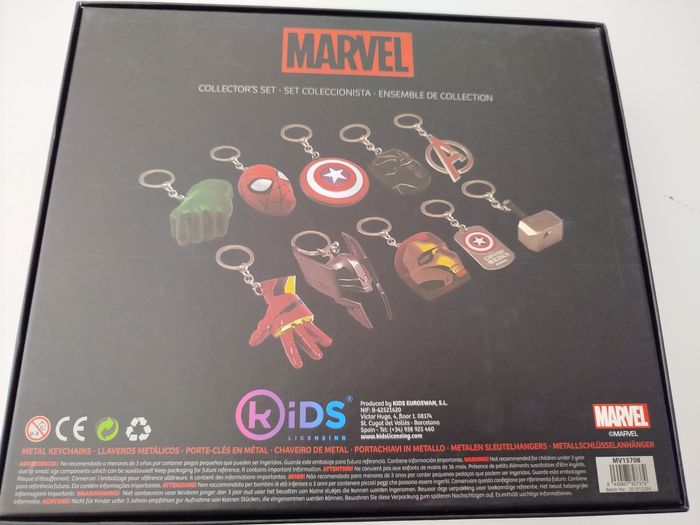 Coffret 10 portes clés Marvel - photo numéro 5