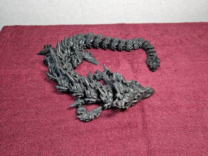 Dragon Elder Articulé 46cm Noir - ED1 - - photo numéro 4