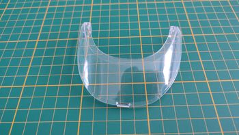 Pare-brise d'avion référence 30 22 6990 pièce détachée Playmobil #C31