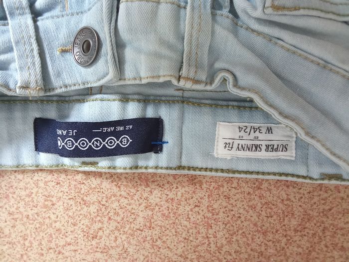 Jean bonobo garçon bleu clair taille 14,16 ans environ , skinny - photo numéro 5