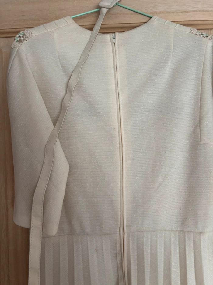 Robe vintage ancienne 38-40 avec ceinture - photo numéro 5