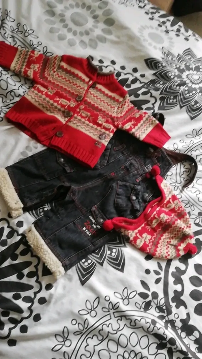 Ensemble hiver garçon 6mois