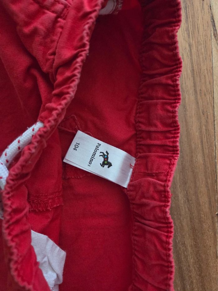 Short rouge 4 ans - 104 cm - Palomino - photo numéro 2