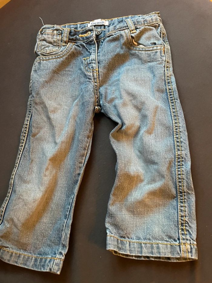 Pantacourt jean garçon 5 ans