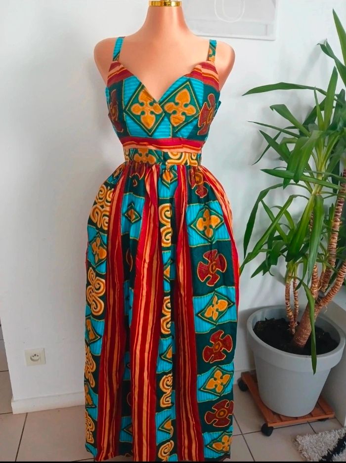 Magnifique Longue Robe d'été Neuve Taille L - photo numéro 10