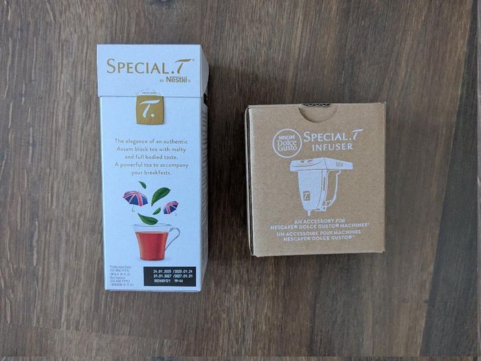 Infuseur de thé Dolce Gusto Spécial T + boite de thé English Breakfast neufs