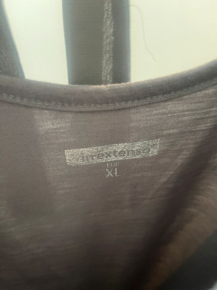 Tee-shirt manche longue gris Taille XL. - photo numéro 3