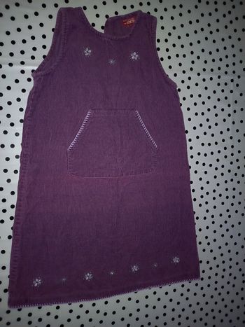 Robe velours fille 10 ans