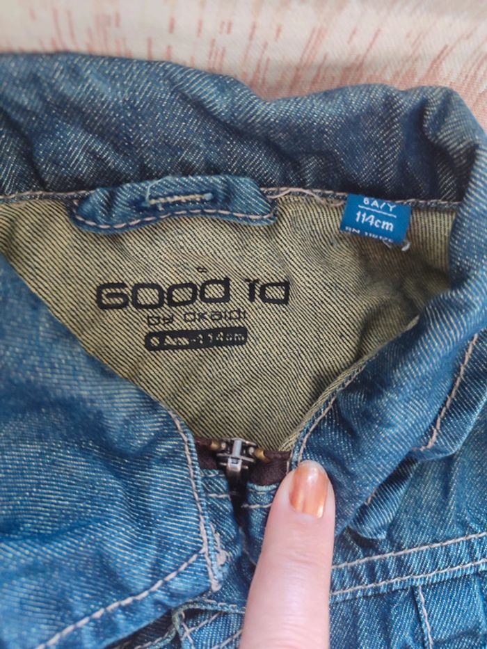 veste en jean  okaidi 6 ans - photo numéro 2