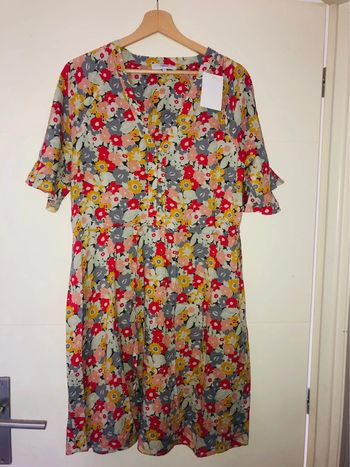 Robe fleurie esprit vintage Next 100% viscose