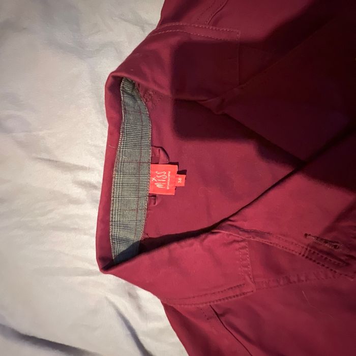 Veste bordeaux - photo numéro 2