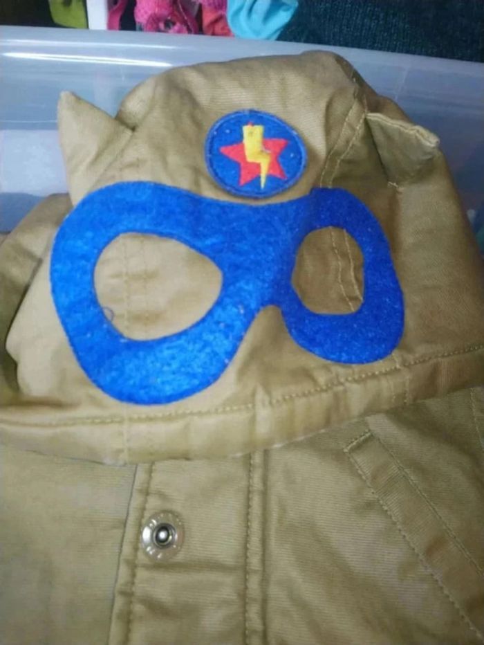 Jolie veste enduite DPAM très sympa et originale taille 9 mois - photo numéro 2