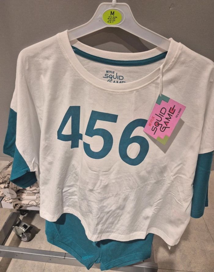 Pyjama short squid game 456