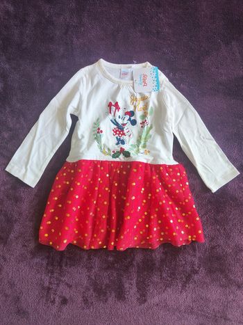 Robe Noël Minnie Disney Baby 18 mois