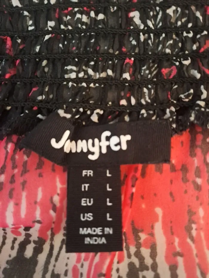 Combishort bustier noire et rose - Marque Jennyfer - Taille 40 - Parfait état. - photo numéro 6