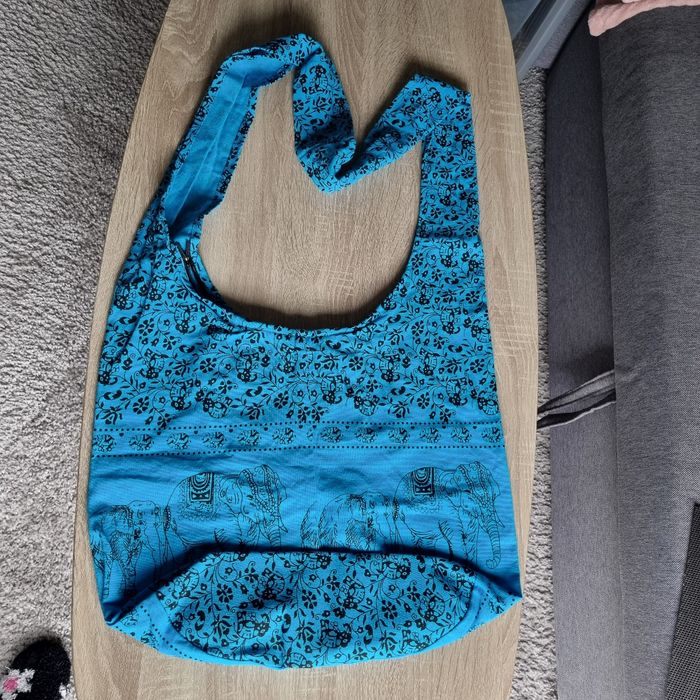 Sac fourre tout bleu