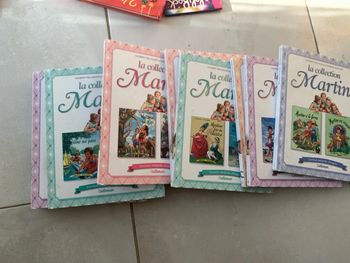 Lot 10 livres la collection de Martine
