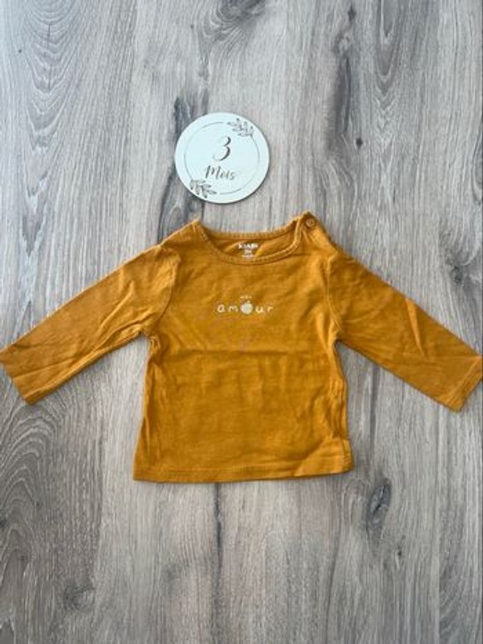 Lot t-shirt 3 mois fille - photo numéro 4