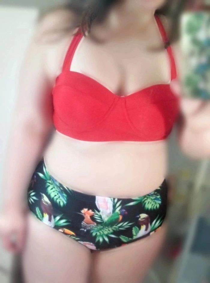 Maillot de bain deux pièces exotique - photo numéro 2