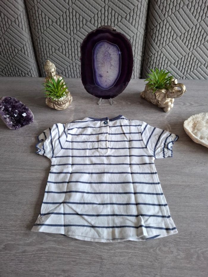 T-shirt fille 9 mois - photo numéro 3