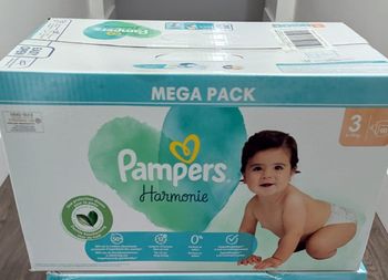 1 carton de Pampers t3 harmonie