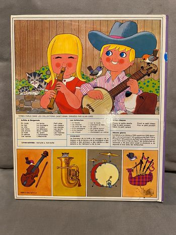 Livre « Petit rom et les instruments de musique »