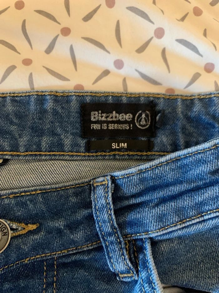 Jeans Slim Homme Bizzbee T.40 - photo numéro 2