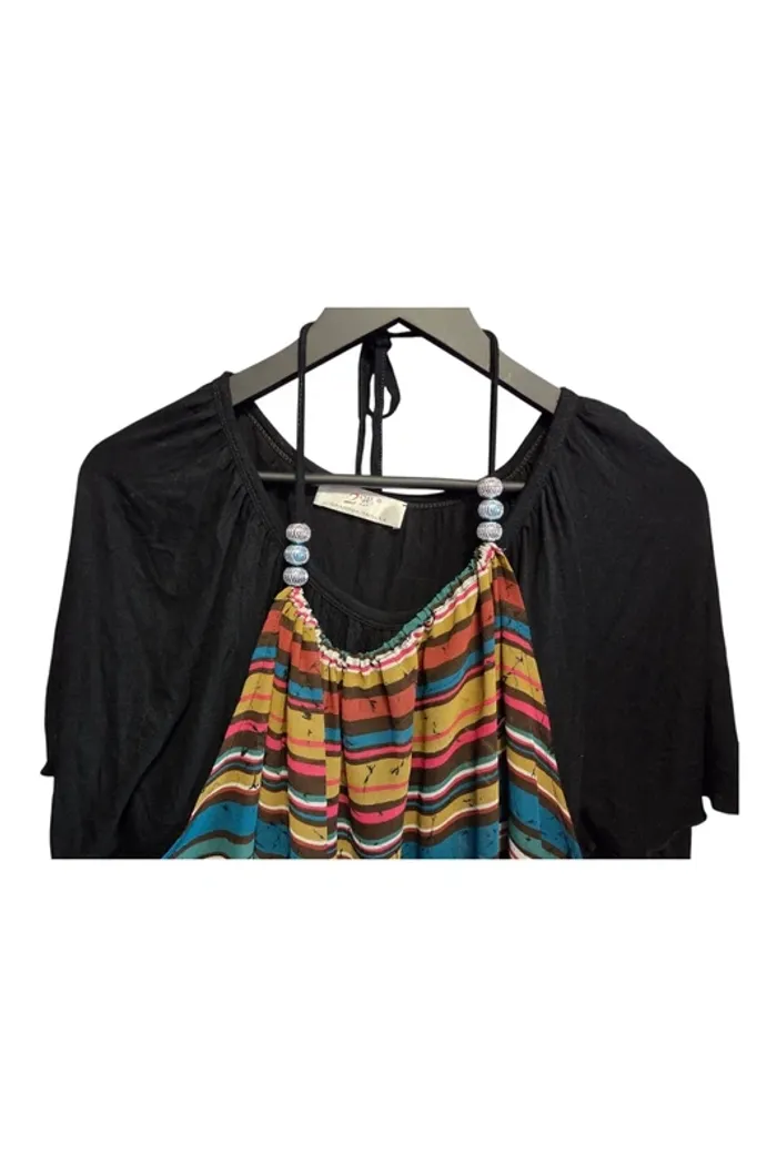 Blouse manches courtes 2W Paris T44 - photo numéro 2