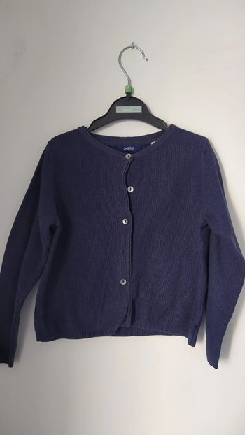 Gilet bleu marine Okaïdi 4 ans