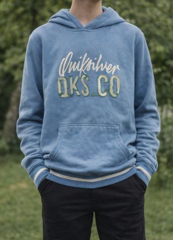 Sweat à capuche QUIKSILVER taille 16 ans