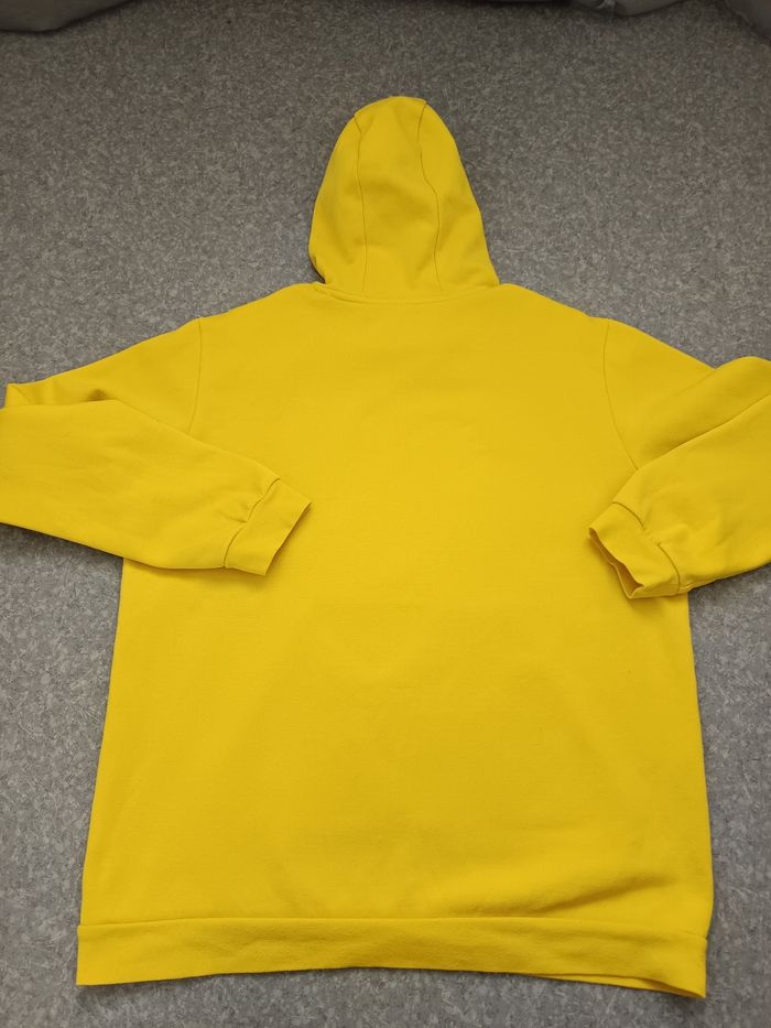 Sweat à capuche Adidas jaune citron taille L - photo numéro 9