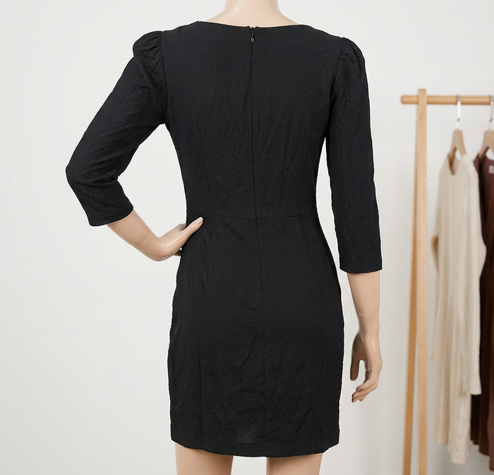 Robe Zapa noir en viscose ,Taille 36. - photo numéro 2