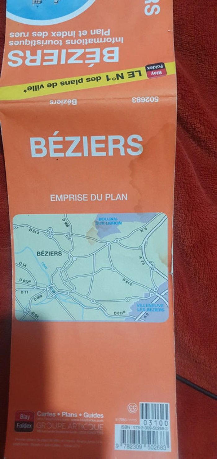 Carte routière Bézier - photo numéro 3