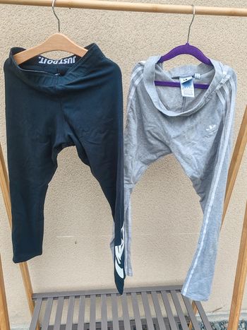 Lot de deux legging Nike et adidas XS / 36