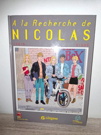 Bande dessinée à la recherche de Nicolas
