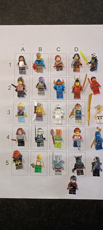 Figurine lego vendu a l'unité