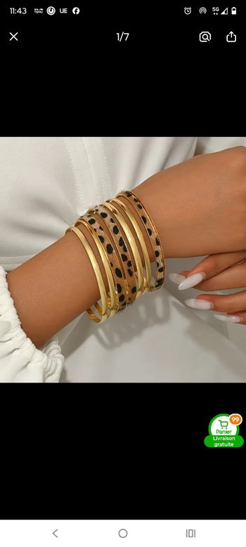 Bracelet léopard