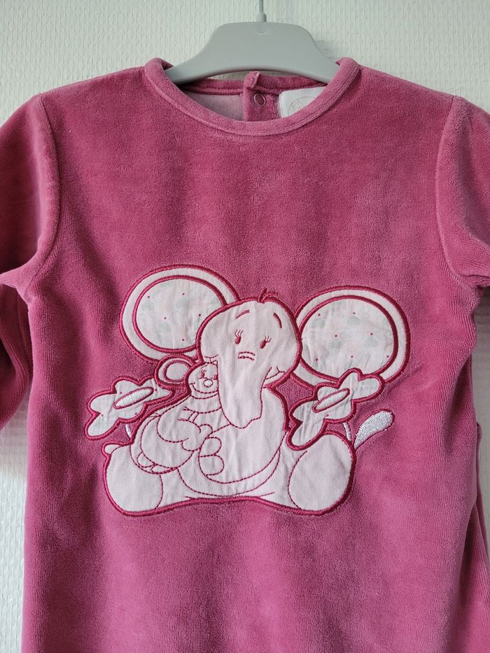 Pyjama rose Noukie's 12 mois TBE - photo numéro 2