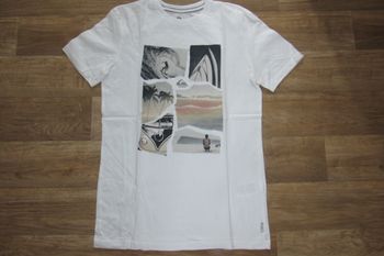 TEE SHIRT MC BLANC "QUIKSILVER" - TAILLE XS - n°12