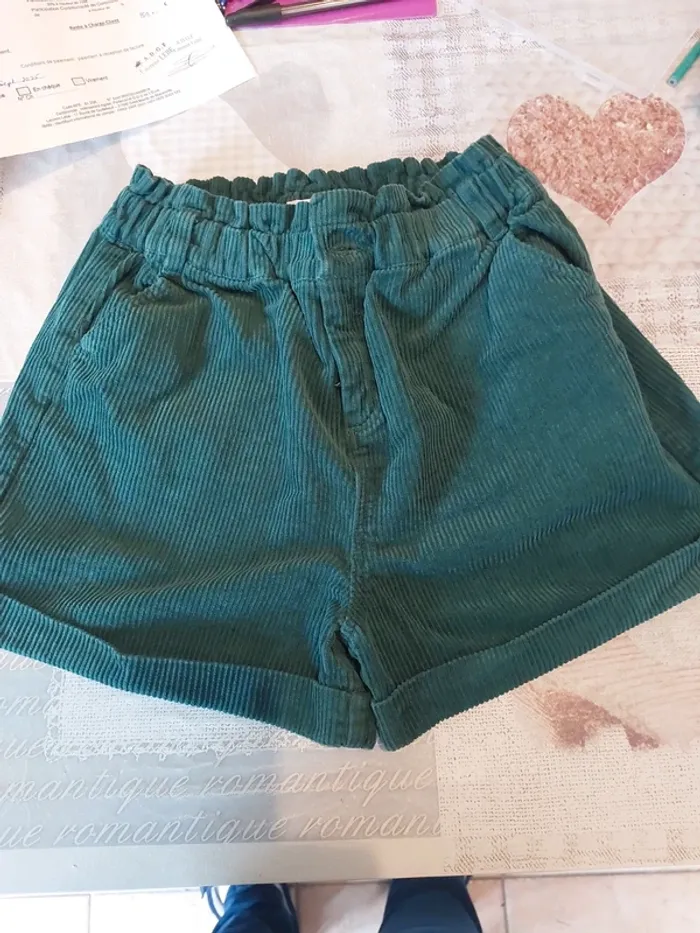 Short en velours neuf Vertbaudet 10A