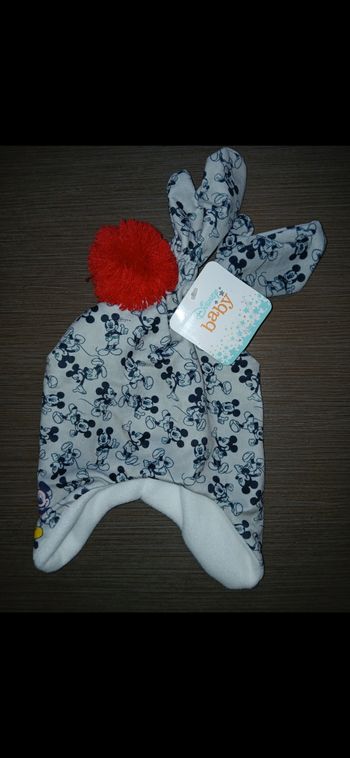 bonnet et gants Mickey disney 6/12 mois