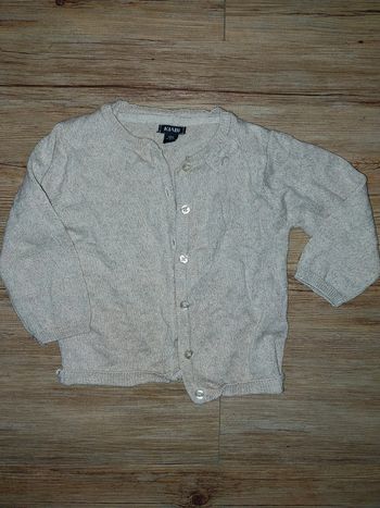 Gilet fille 12 mois