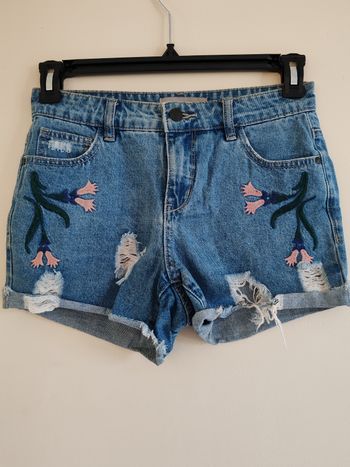 Short en jeans